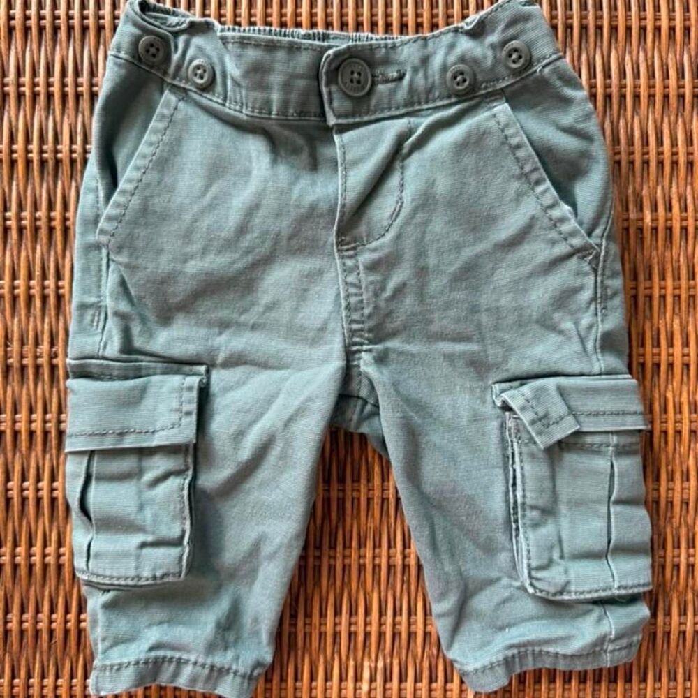 Oshkosh-b-gosh Men's Green and Khaki Shorts